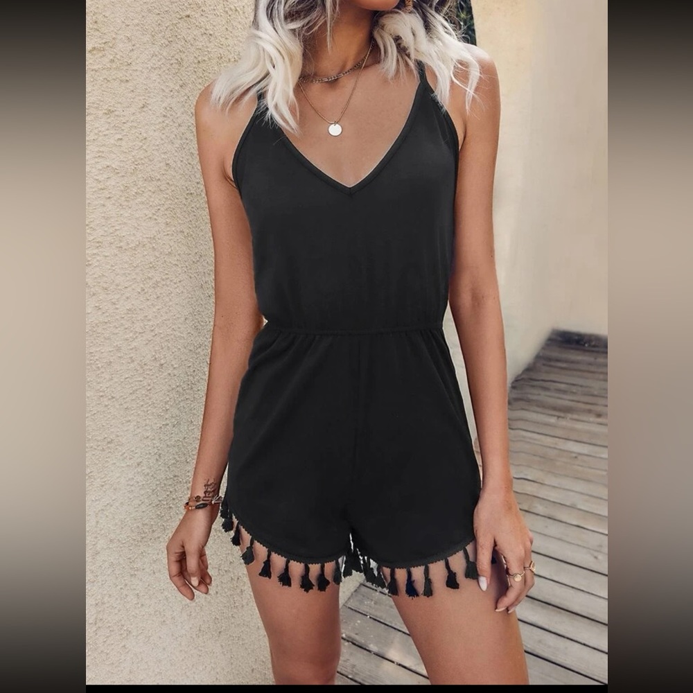 Shein Black Romper